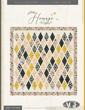 Homage Quilt Quilt Pattern by Bonnie Christine