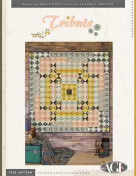 Tribute Quilt Pattern by AGF Studio