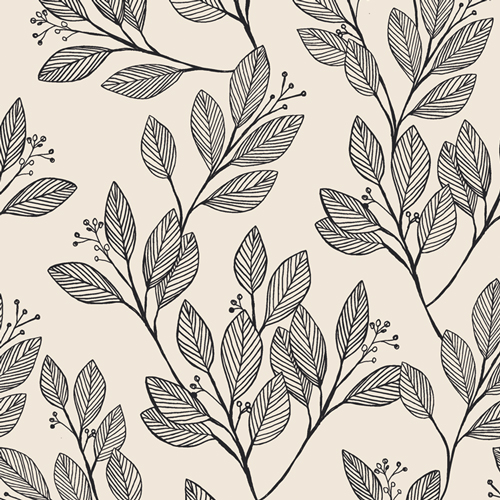 Luna & Laurel Fabric Collection Leaves Quilting Cotton