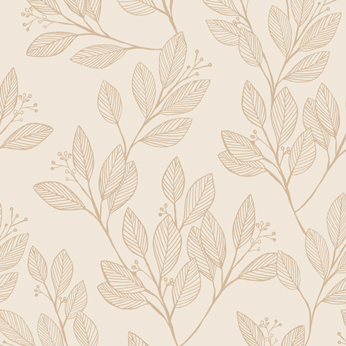 Luna & Laurel Fabric Collection light leaves Quilting Cotton