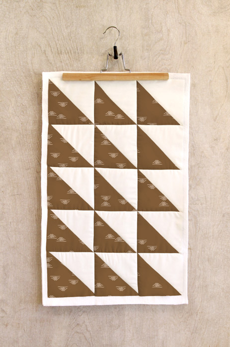 Homebody Fabric Collection brown Triangle Quilting Cotton