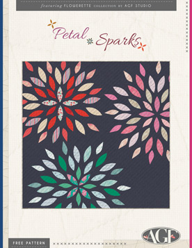 Petal Sparks Quilt Pattern by AGF Studio