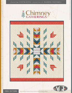 Chimney Gatherings Quilt Pattern by AGF Studio
