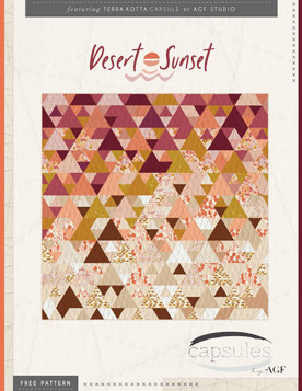 Desert Sunset Quilt Pattern by AGF Studio