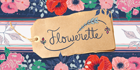 Flowerette Fabric Collection by AGF Studio