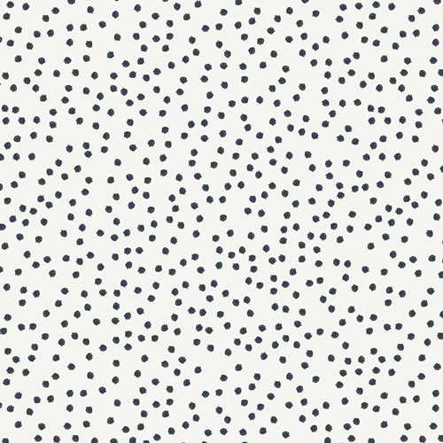 Pollinate Black Dots Quilting Cotton Fabric Collection Windscatter