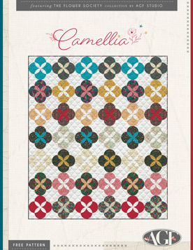 Camellia Quilt Pattern by AGF Studio