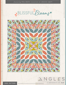 Blissful Blooms Quilt Pattern by AGF Studio