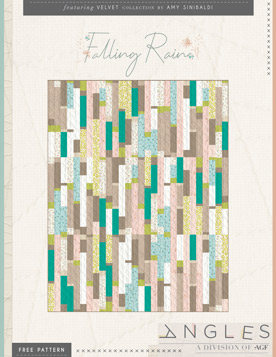 Falling Rain Quilt Pattern by AGF Studio