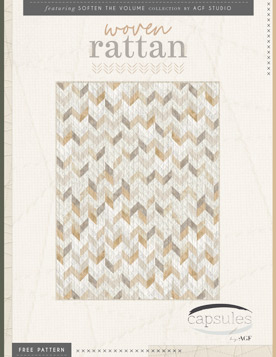 Woven Rattan Quilt Pattern by AGF Studio