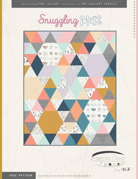 Snuggling Mist Quilt Pattern by AGF Studio