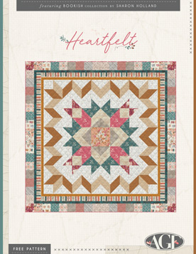 Heartfelt Quilt Pattern by AGF Studio
