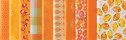Tangerine Summer Edition Fabric Box