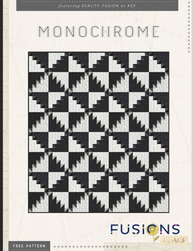 Monochrome Quilt Pattern by AGF Studio