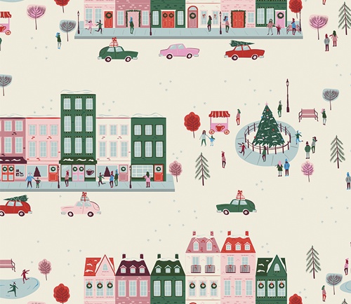 Christmas in the City Fabric Collection - Christmas Fabric - Art Gallery Fabrics
