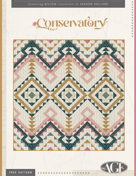 Conservatory Quilt Pattern by AGF Studio