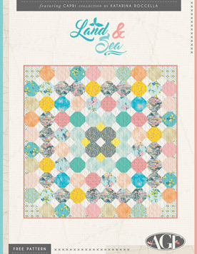 Land Sea Quilt Pattern by AGF Studio