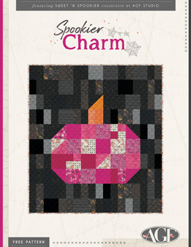Spookier Charm Quilt Pattern by AGF Studio