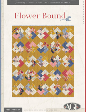 Flower Bound Quilt by AGF Studio