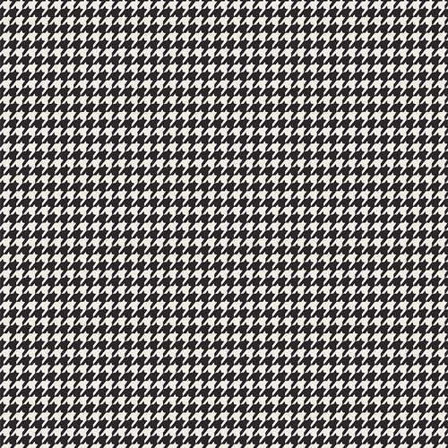 Black Houndstooth Fabric