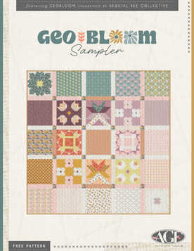 Geo-Bloom-Sampler by Sewcial Bee Collective
